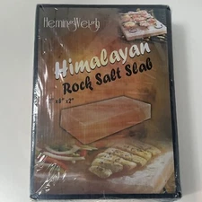 HemingWeigh Himalayan Rock Salt Cooking Slab 12” X 8” X 2”