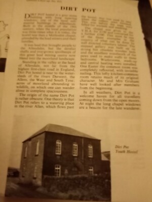 Bbn1 Ephemera 1960s youth hostel yha article dirt pot 