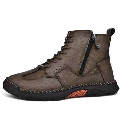 Fashion Casual Men's Boots Outdoor Work Boots Comfortable Lace Up Shoes