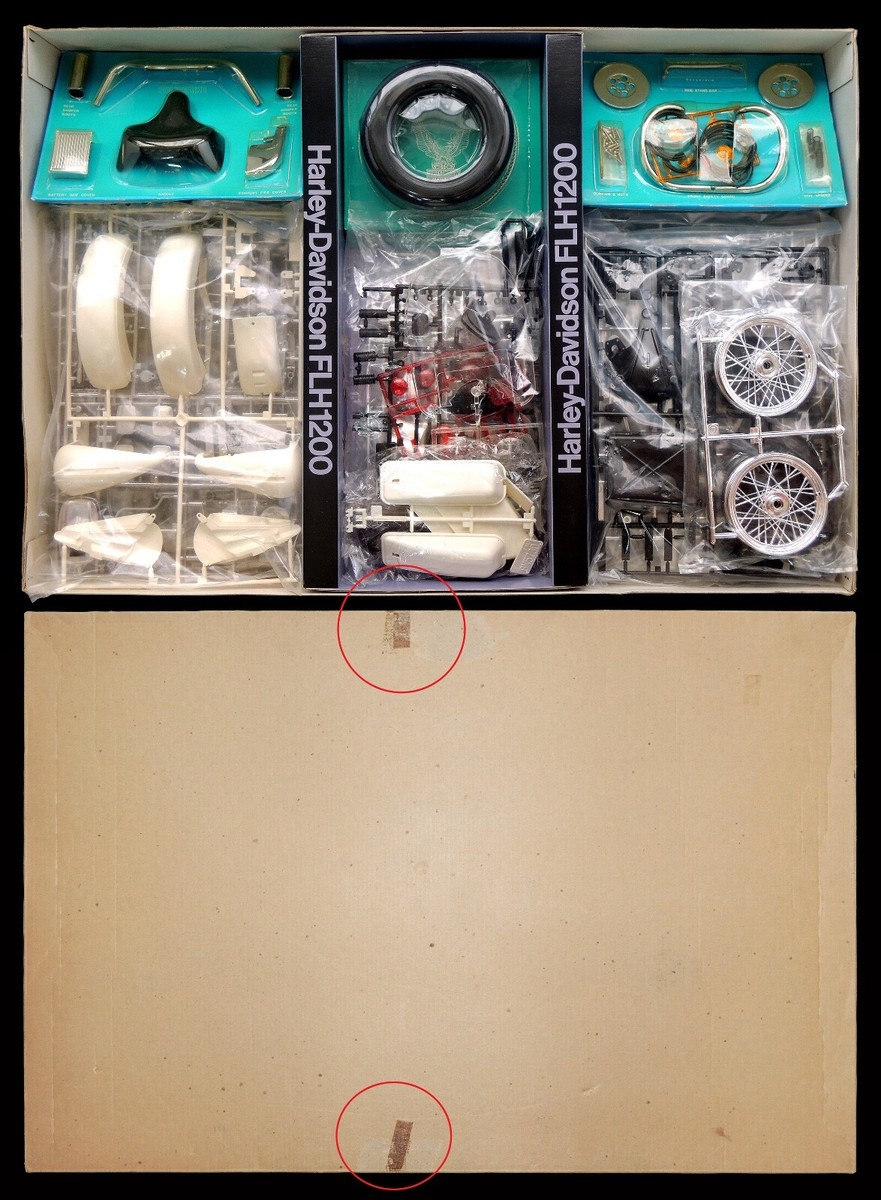 k*n様 Tamiya1/6 Harley Davidson FLH1200 Good】Tamiya Harley Davidson Police Bike FLH1200 Model Kit 1