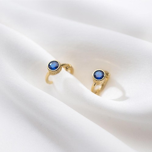 Orecchini Piccoli Huggie Cerchio Minimalisti Rotondi Zirconia Argento Sterling 925 A1472 - Foto 5 di 7
