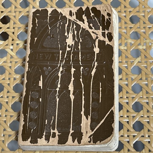 Antique Pocket New Testament Undated Acceptable - 第 1/12 張圖片
