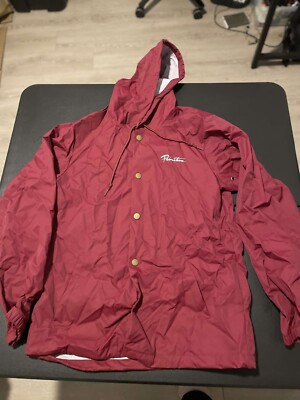 Primitive Red Windbreaker Men's Light Hooded Jacket Skateboarding Size M