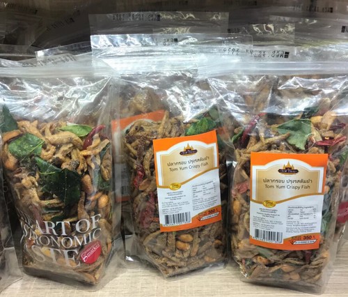 Thai Snack Organic Tom Yum Crispy Fish Good Taste Delicious & Nutritious 350 g - Picture 7 of 68