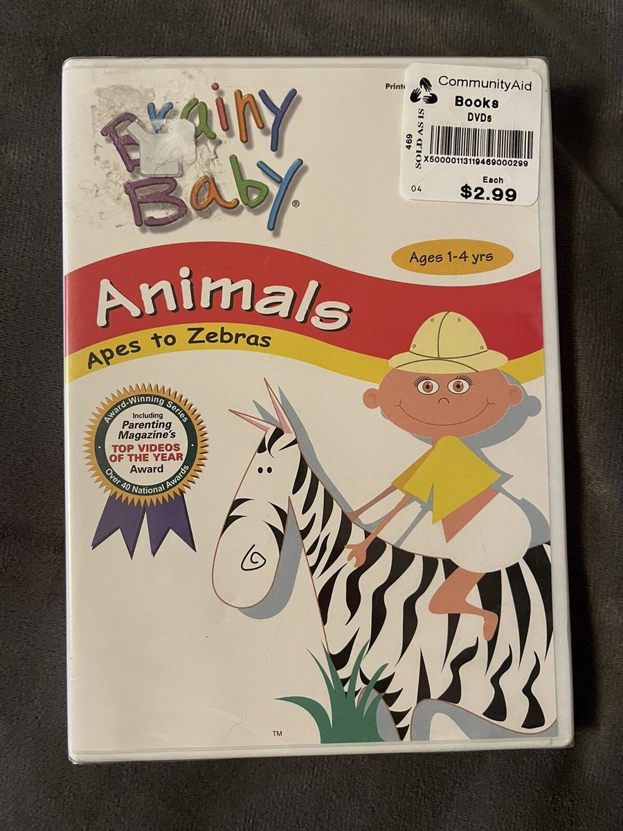Brainy Baby - Animals (DVD, 2003) BRAND NEW HTF 821408200492| eBay