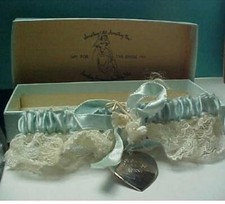 Something Blue  something borrowed Bridal lace garter