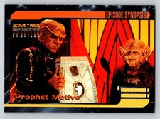 Trade Card Sky Box 1997 Star Trek Deep Space Nine Profiles #66 Quark Ferengi