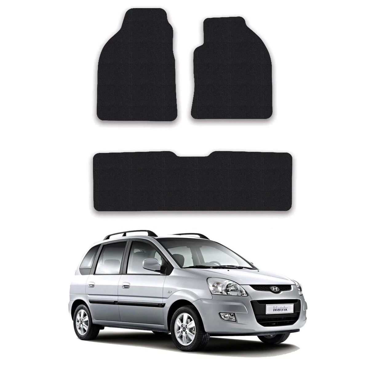 Car Mats for Hyundai Matrix 2001 2010 Tailored Fit Carpet Floor Set Anti Slip