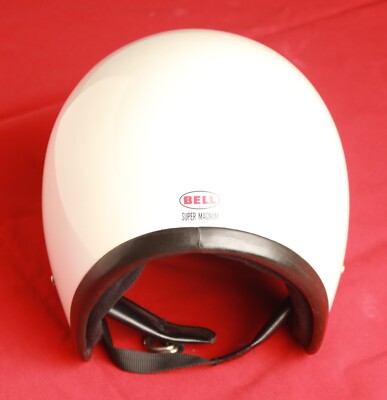 BELL SUPER MAGNUM NOS Motorcycle JET HELMET 7 1/2 SNELL 1970 W Box