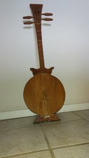 Antique Chinese Moon Guitar