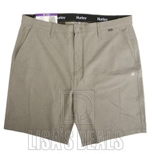 Hurley Men's 4-Way Stretch Hybrid Walk Shorts Blue Green 32 36 40
