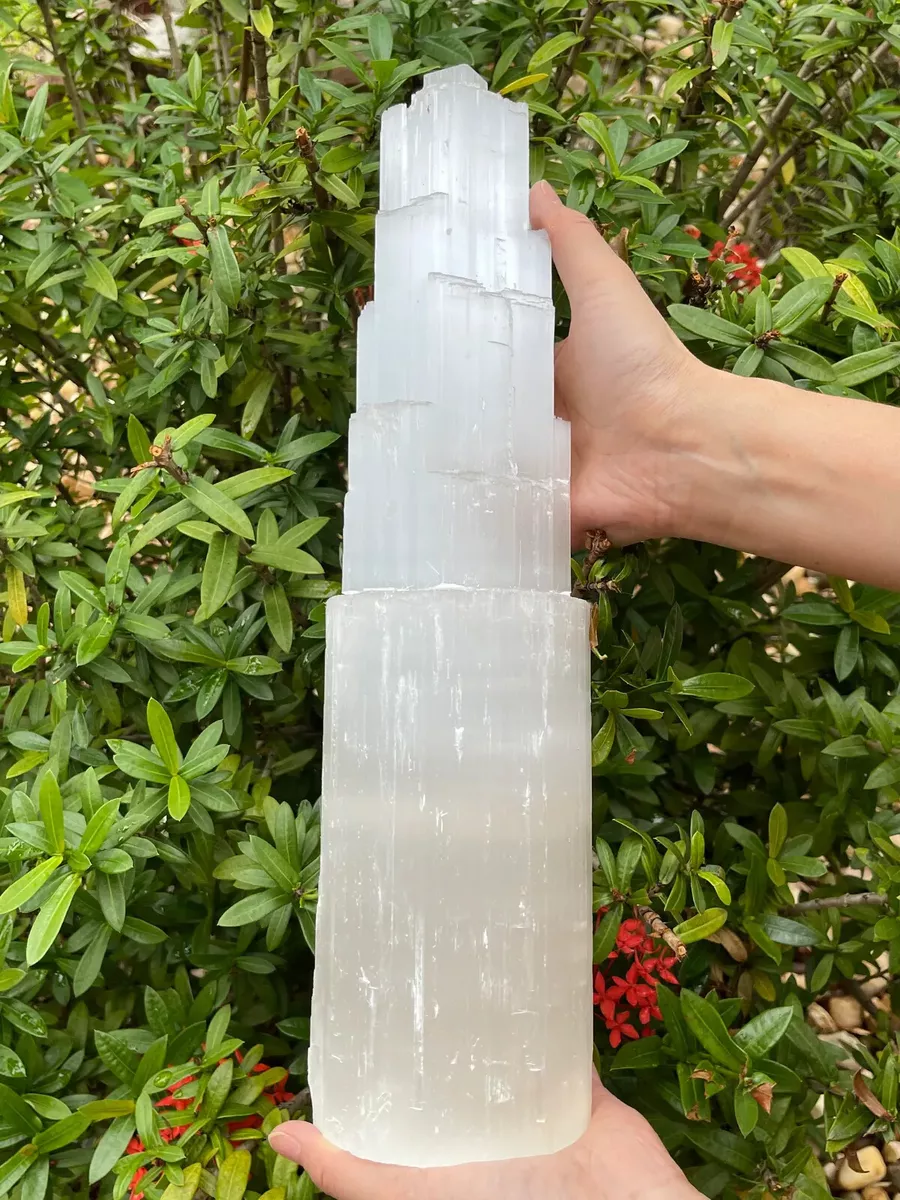 12 inch on sale selenite tower