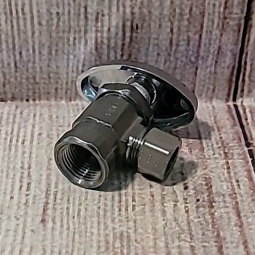 BrassCraft Multi-Turn Outlet Valve 1/2" Comp 3/8"Inlet-Outlet, CR1901LRX R1. NEW - Picture 4 of 4