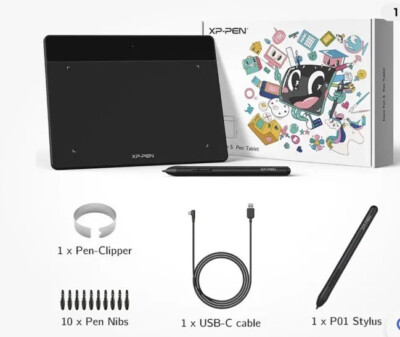 XP-Pen Deco Fun 4.8'' Drawing Tablet Kid Entry-level E-learning OSU! Battery-free