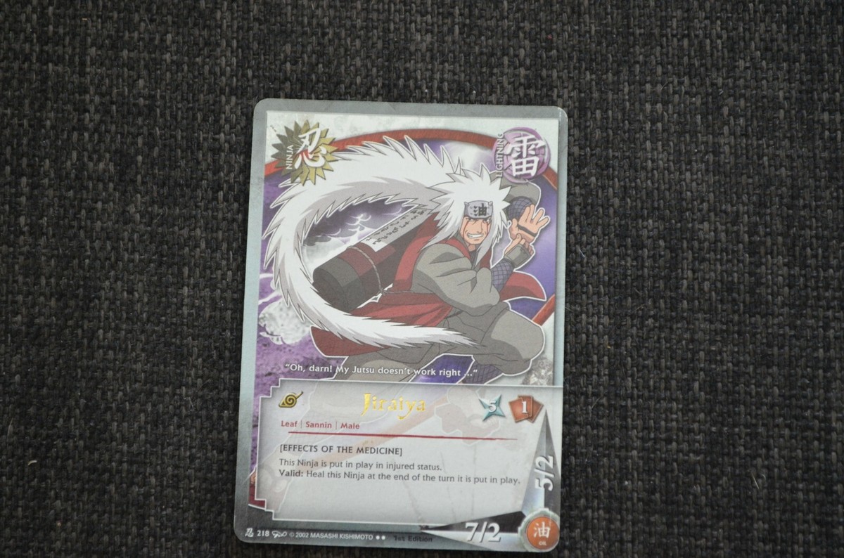 Jiraiya - 218 - Rare NM Naruto Card | eBay