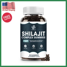 Organic Himalayan Shilajit Gummies,Resin Extremely Potent,Energy Immune Boost