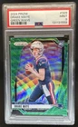 2024 Prizm Drake Maye RC Green Wave Rookie #329 Patriots PSA 9