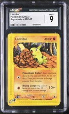 2003 Pokémon Aquapolis Larvitar #89/147 CGC 9 on eBay