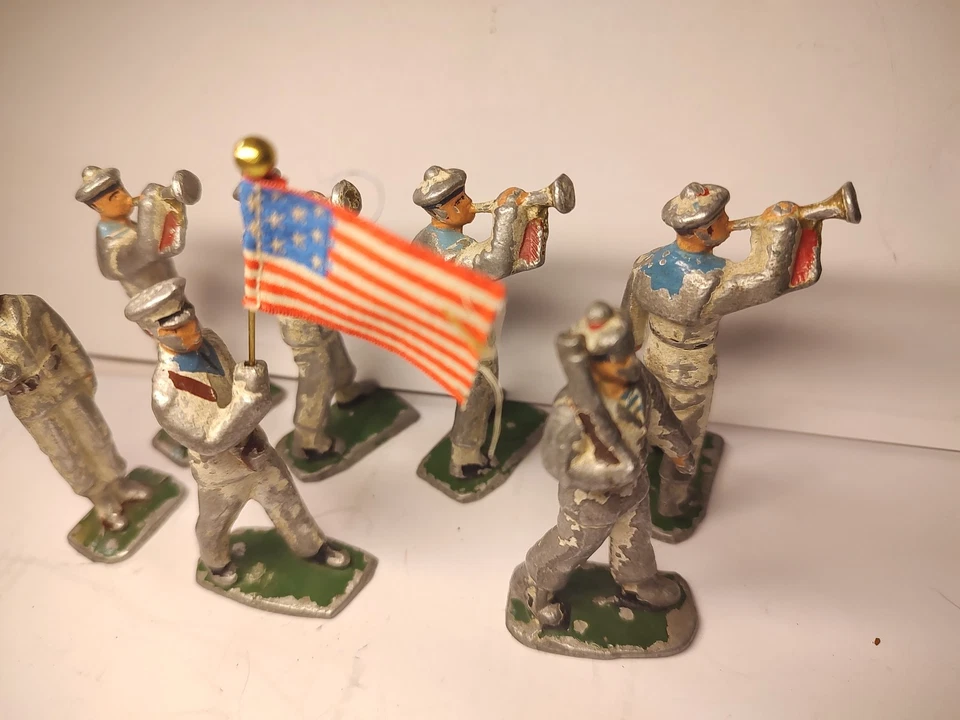 Marina francesa con EE. UU. Lote Banderas Foto 2 de 4