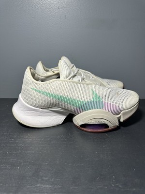 Nike Womens 8.5 Shoes Air Zoom Superrep 2 White Green Glow Walk Run