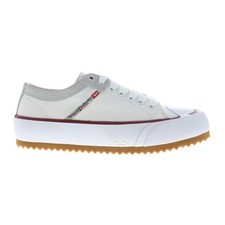 Diesel S-Principia Low Mens White Canvas Lifestyle Sneakers Shoes