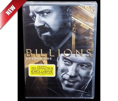 NEW Billions Season One 2016 4-Disc DVD Set Paul Giamatti Damian Lewis