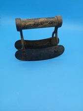 Antique Double Blade Mezzaluna Chopper – Wood Handle – Rustic Kitchen Tool