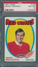 1971/72 Topps #102 Mickey Redmond PSA NM-MT 8 *4656