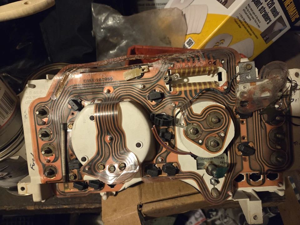 1985-1988 Ford Thunderbird Turbo Coupe Instrument Cluster Tach Speedo 85-88 - Image 4 of 4