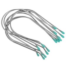 8 Pcs Silver Hot Curler Clips Replacement Kit, Hot Roller Rollers Securing Pi...