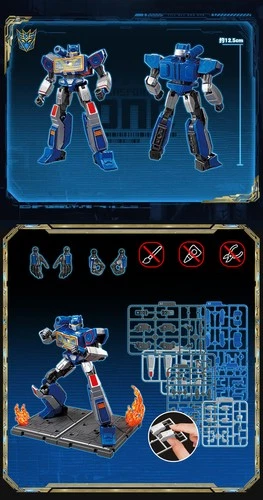 Soundwave Transformers G1 Blokees Action Figure Modellino Kit Giocattoli Collezione - Foto 19 di 28