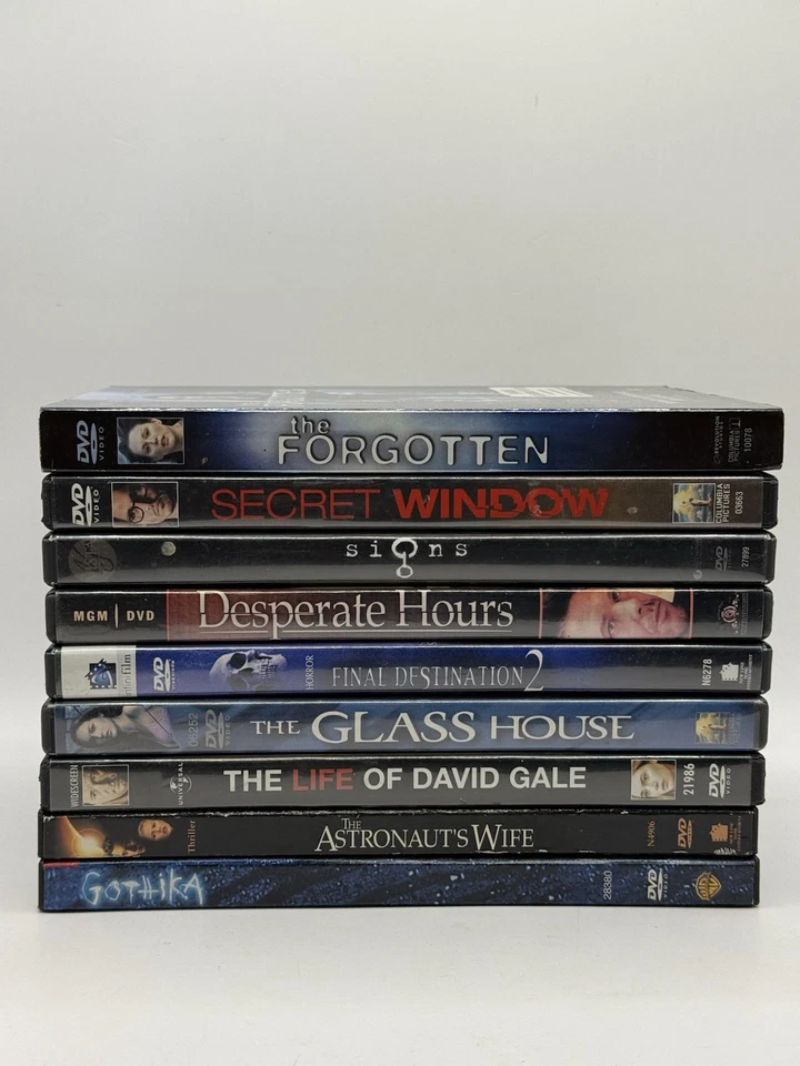 9-DVD Movie Lot Psychological Thriller Suspense Signs Gothika Final Destination - Image 2 of 4