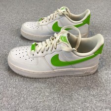 Nike Air Force 1 Low White Action Green DD8959-112 Womens Size 6 Sneakers