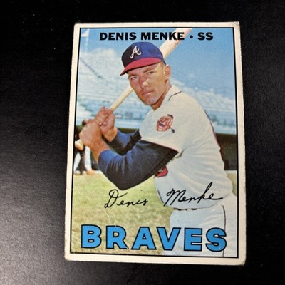 1967 Topps #518 Denis Menke Creased POOR