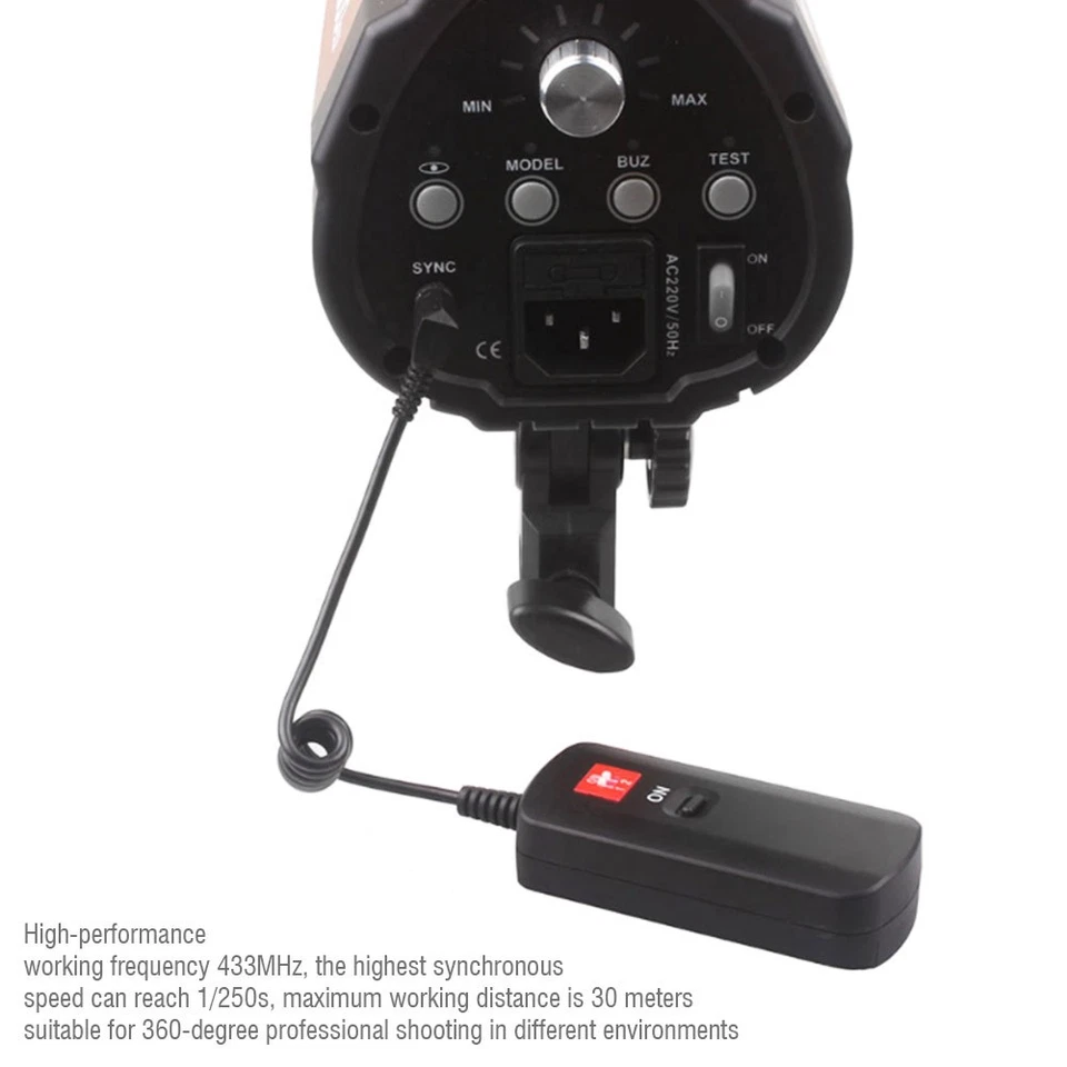 DC-16 16-channel Wireless Studio Flash Trigger Transmitter And Receiver Spare - image 3 of 4