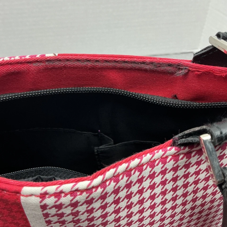 Bolsa de mão Indiana Hoosiers vermelha e branca Jenkins com alças – NCAA Team Spirit - Imagem 4 de 4