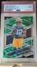 2024 Spectra Marshawn LLoyd Green Color Match Die-Cut Prizm RC /30 PSA 9 Packers