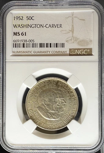 1952 50C Washington Carver MS61 NGC (#PA6691938005)