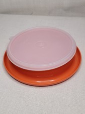 Vintage Tupperware Orange Sunflower Kids Bowl With Lid Little Diner 1317