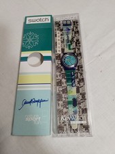 orologio vintage Swatch 2001 Deborh Compagnoni Come Nuovo Mai Usato