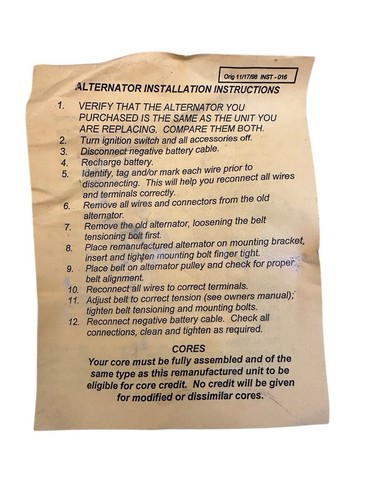 Delco Remy Alternator 140Amp Chevrolet/GMC 12SI 1-Wire High Output 1965-1986 - Picture 14 of 15
