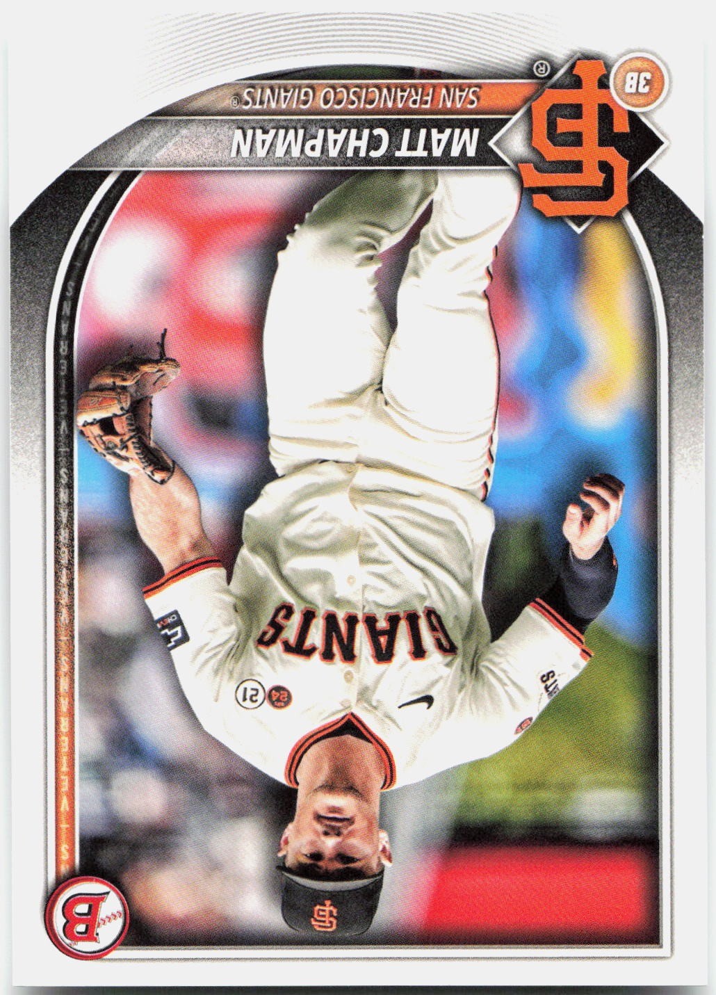 2025 Bowman #74 Matt Chapman Yellow Pattern #/75