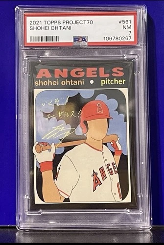 2021 Topps Project 70 SHOHEI OHTANI / Fucci PSA 7 NM #561