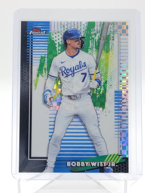 BOBBY WITT JR. 2026 TOPPS FINEST COMMON WHITE X-FRACTOR #7 BASEBALL ROYALS Q3967