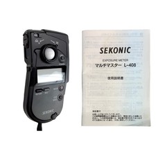 Sekonic L-408 Multimaster Light Meter Near Mint Works Flawlessly w/Manual