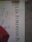 JULIA FORDHAM Signed Poster poster 1990 24" X 24" — photo 4