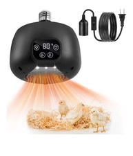 Chicken Coop Heater 200W Chicken Heater Lighting Temperature Control Heating B4