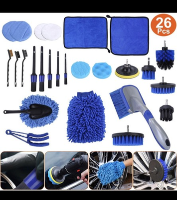 #ad #ad Professional Grade 26 Piece Complete Car Wash Kit: Cleaning Tools amp; Accessories $51.00