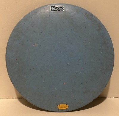 Vibram Disc Golf IBEX 175g Firm Rubber USED! LIGHT BLUE OOP