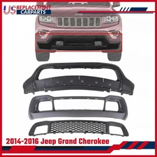 Front Bumper Cover Kit For 2014-2016 Jeep Grand Cherokee
